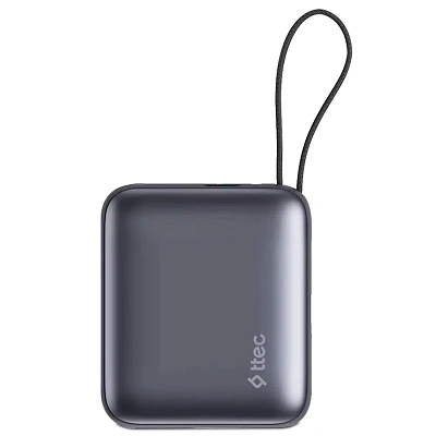 Пауэрбанк ttec ReCharger Mini LCD, 10.000MH (2BB231GR)