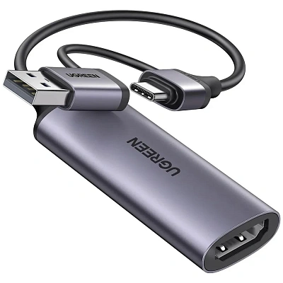 Устройство видеозахвата UGREEN USB A/USB C 1080P@60Hz CM716 (25854) 