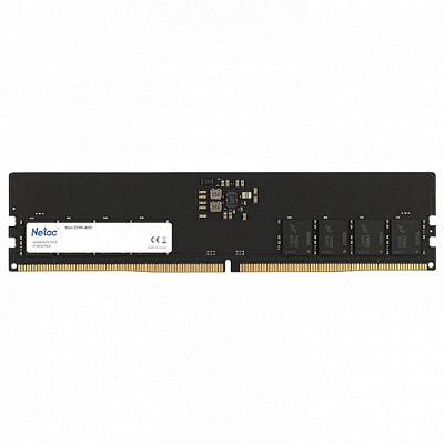 Модуль памяти Netac Basic, NTBSD5P48SP-16, DDR5 DIMM, 16Gb, 4800Mhz, C40 (NTBSD5P48SP-16)