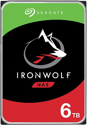 Серверный жесткий диск Seagate IronWolf NAS 6000Гб (ST6000VN006)