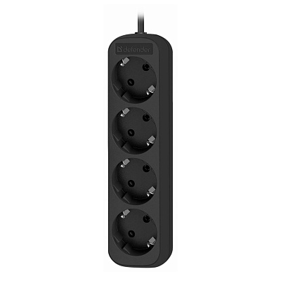 Удлинитель DEFENDER с заземлением M450 5 м, 4 розетки (99327)