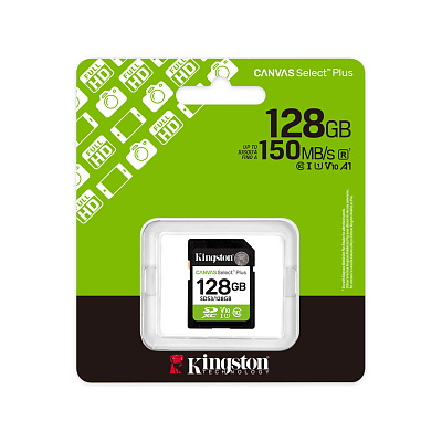 Карта памяти Kingston Canvas Select Plus C10 UHS-I U1 V10 128GB (SDS3/128GB)