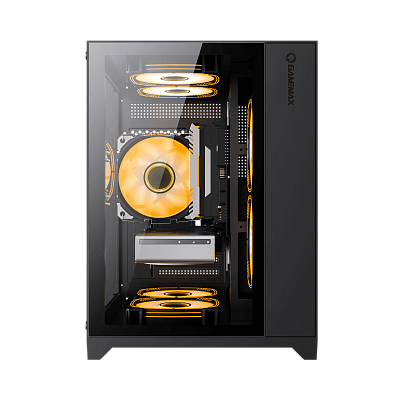 Компьютерный корпус Gamemax Infinity Mini 7 ARGB Fans + Controller Black (9101-0000R0191) (9101-0000R0191/9101-0000R0209)