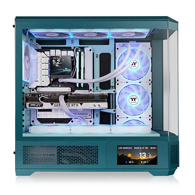 Компьютерный корпус Thermaltake View 600 TG - Transformative Teal (CA-11H-00FTWN-00)