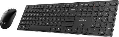 Комплект Клавиатура + Мышь MSI Forge K210 Wireless Combo, Черный (FORGE K210 W COMBO RU)