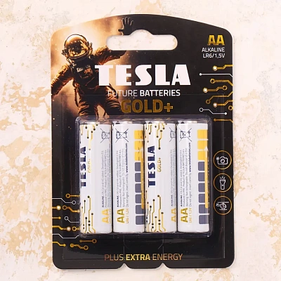 Батарейки TESLA BATTERIES GOLD+ AA 4 PCS ( GOLD+ AA 4 PCS)