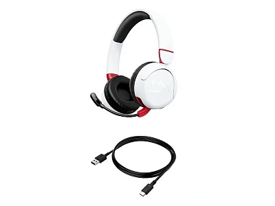 Наушники-гарнитура игровые HyperX 7G8F2AA Cloud Mini Wireless белый (7G8F2AA)