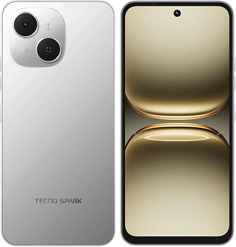Смартфон Tecno Spark 40C, 8/128, Titanium Grey (KM4K TITANIUM GREY 8/128GB)