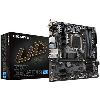 Материнская плата GIGABYTE B760M DS3H AX DDR4 (B760M DS3H AX DDR4) Материнская плата GIGABYTE B760M DS3H AX DDR4 (B760M DS3H AX DDR4)