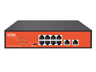 Коммутатор неуправляемый Wi-Tek WI-PS210G v4  (WI-PS210G v4)
