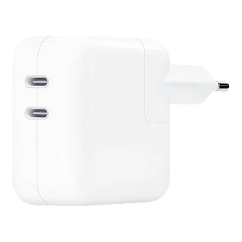 Адаптер питания Apple, 2*Type-C 35Вт (MW2K3ZM/A)