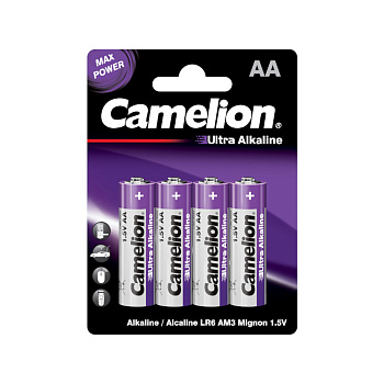 Батарейка CAMELION Ultra Alkaline LR6-BP4UT 4 шт. в блистере (LR6-BP4UT)