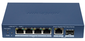 Коммутатор Hikvision DS-3E1506P-EI/M-4P1T1F (DS-3E1506P-EI/M-4P1T1F)