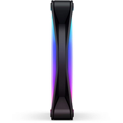 Кулер для компьютерного корпуса NZXT F140 RGB DUO Black (RF-D14SF-B1)