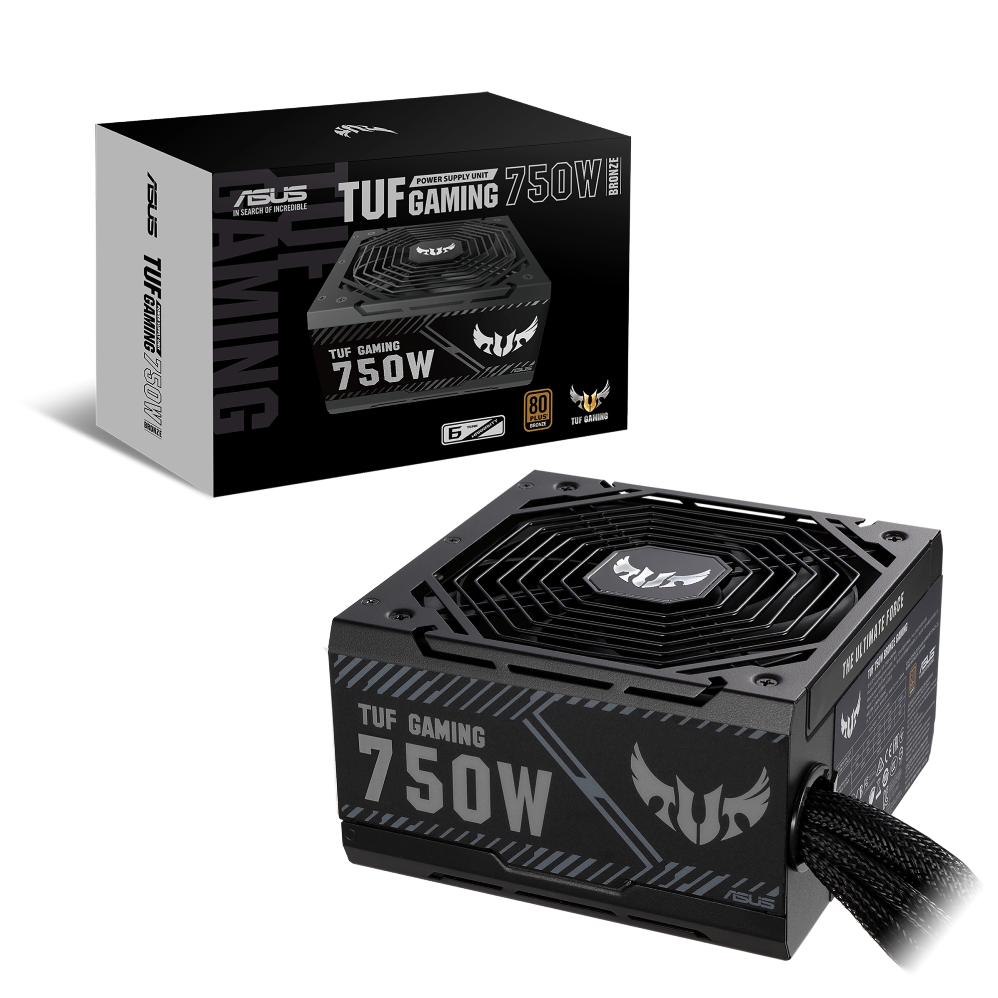 Блок питания ASUS TUF-750B-GAMING 750W 80Plus Bronze (TUF-GAMING-750B)