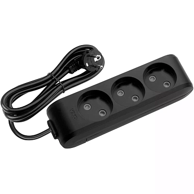 Удлинитель VIKO Multi-Let 3 х 3м Черный (90132303)