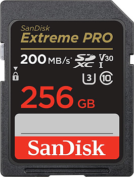 Карта памяти Sandisk Extreme PRO 256GB SDXC (SDSDXXD-256G-GN4IN)