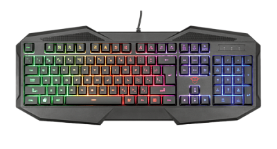 Клавиатура игровая Trust RU GXT830-RW AVONN GAMING KB черный (22511)