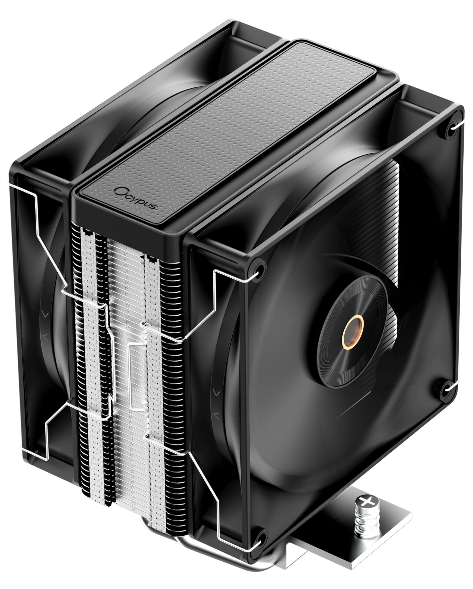Вентилятор для процессора Ocypus Delta A40 Elite BK Dual Fan Черный (Delta-A40-BK2NNWN00X-GL)