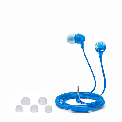 Гарнитура Sony MDR-EX14AP, 1.2m, Blue (MDR-EX14AP/BLUE)