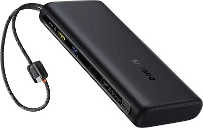 Портативный внешний аккумулятор Baseus EnerFill FC41 10000mAh 67W, Cosmic Black (E0028P00)
