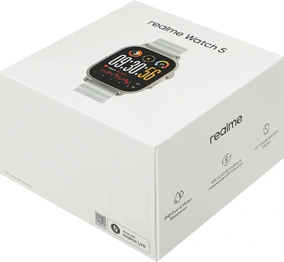 Смарт часы REALME RMW2501 (REALME WATCH 5) серебристый (6941764468788)
