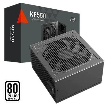 Блок питания ATX 550W PCCooler KF550, 80 PLUS (P3-F550-W1HWBK0-EU)