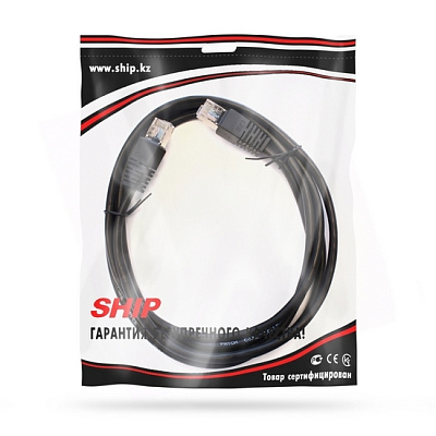 Патч Корд SHIP Cat.5e FTP LSZH RJ-45 3 м S4025BK0300-P (S4025BK0300-P)