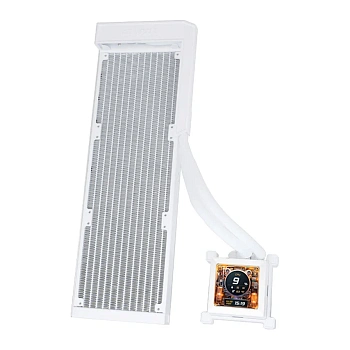 Водяное охлаждение для CPU Lian Li HydroShift LCD 360 FAN LESS White (G89.GHSLCD36NW.00)