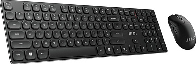 Комплект Клавиатура + Мышь MSI Forge K210 Wireless Combo, Черный (FORGE K210 W COMBO RU)