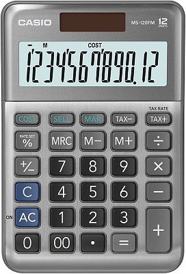 Калькулятор настольный CASIO MS-120FM-WA-EP (MS-120FM-WA-EP)
