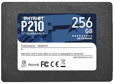 Твердотельный накопитель SSD 2.5" SATA III Patriot  256GB P210 530/460 P210S256G25 (P210S256G25)
