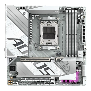 Материнская плата Gigabyte B850M AORUS ELITE WIFI6E ICE  (B850M A ELT WF6E ICE)