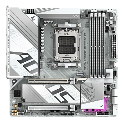 Материнская плата Gigabyte B850M AORUS ELITE WIFI6E ICE  (B850M A ELT WF6E ICE)