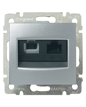 Legrand 770280 ValenaRJ11/RJ45 UTP кат.6 ал (770280)