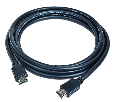 Кабель HDMI Cablexpert CC-HDMI4-15, 4.5м, v2.0, 19M/19M, черный, позол.разъемы, экран, пакет (CC-HDMI4-15)