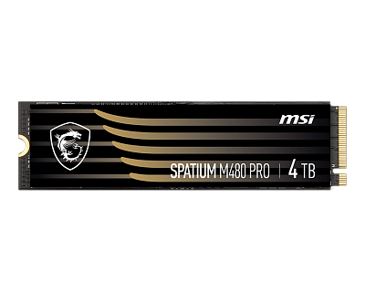 Твердотельный накопитель SSD MSI Spatium M480 PRO 4TB (S78-440R050-P83)