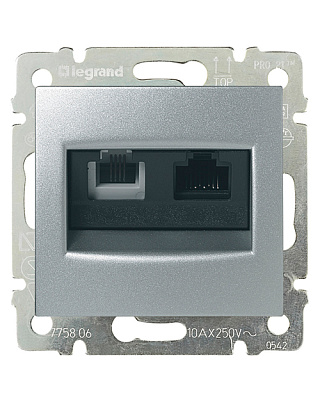 Legrand 770280 ValenaRJ11/RJ45 UTP кат.6 ал (770280)