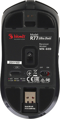 Мышь A4Tech Bloody R77 Ultra Dock - Black (R77 ULTRA DOCK BLACK)