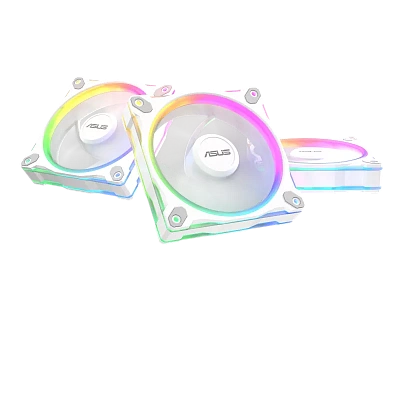 Вентилятор для корпуса ASUS Prime MR120 ARGB Reverse Fan - Triple Pack, WHITE (PRIME MR120 FAN ARGB REVERSE WHITE 3IN1)