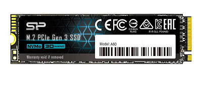 Твердотельный накопитель SSD M.2 PCIe Silicon Power A60, 1 TB (SP001TBP34A60M28)