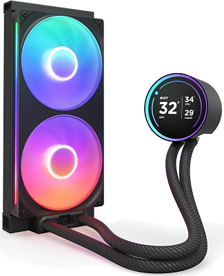Кулер с водяным охлаждением NZXT Kraken Elite 280 RGB V2 Black (RL-KR28E-B2)