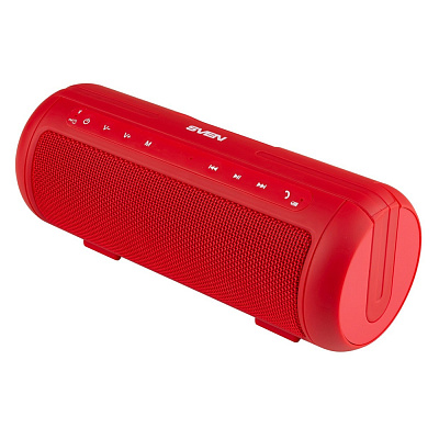 SVEN PS-75, красный, акустическая система 2.0, мощность 2x3 Вт (RMS), Bluetooth, FM, USB, microSD (SV-018078)