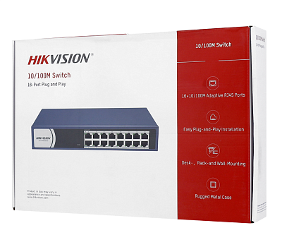 Коммутатор Hikvision DS-3E0116R-O (DS-3E0116R-O)