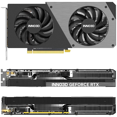 Видеокарта Inno3D GeForce RTX4060 Ti 8GB TWIN X2 OC, 8G GDDR6 128-bit N406T2-08D6X-171153N (N406T2-08D6X-171153N)