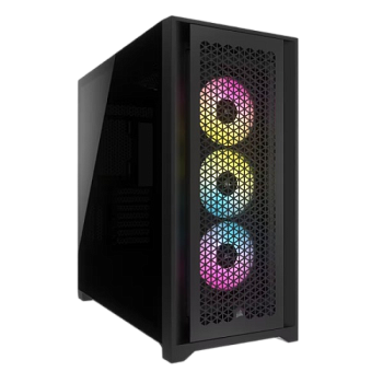 Корпуса Корпус Corsair iCUE 5000D RGB AirFlow Tempered Glass Black (CC-9011242-WW)