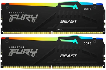 Комплект оперативной памяти Kingston Fury Beast RGB EXPO DDR5 DIMM 32G KIT (2x16) 6000MHz (KF560C36BBE2AK2-32)