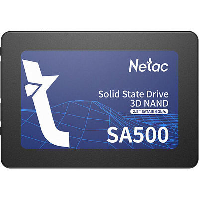 Твердотельный накопитель SSD 256Gb, SATA 6 Gb/s Netac SA500 (NT01SA500-256-S3X)