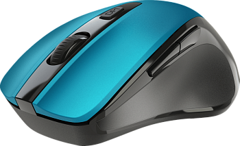 Мышь беспроводная Defender Prime MB-053 бирюзовый (52054)