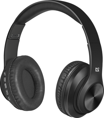 Наушники-гарнитура беспроводные Defender FreeMotion B552 черный, BT (63552)